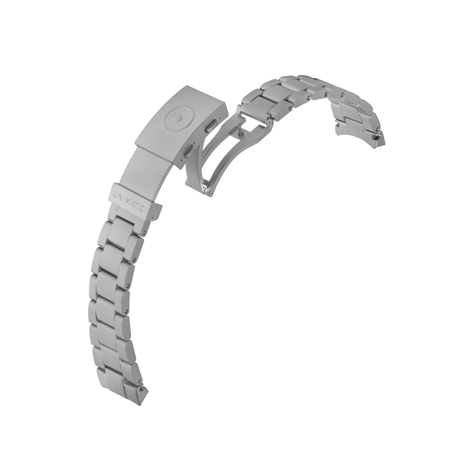 Sandblasted Solid Steel Bracelet